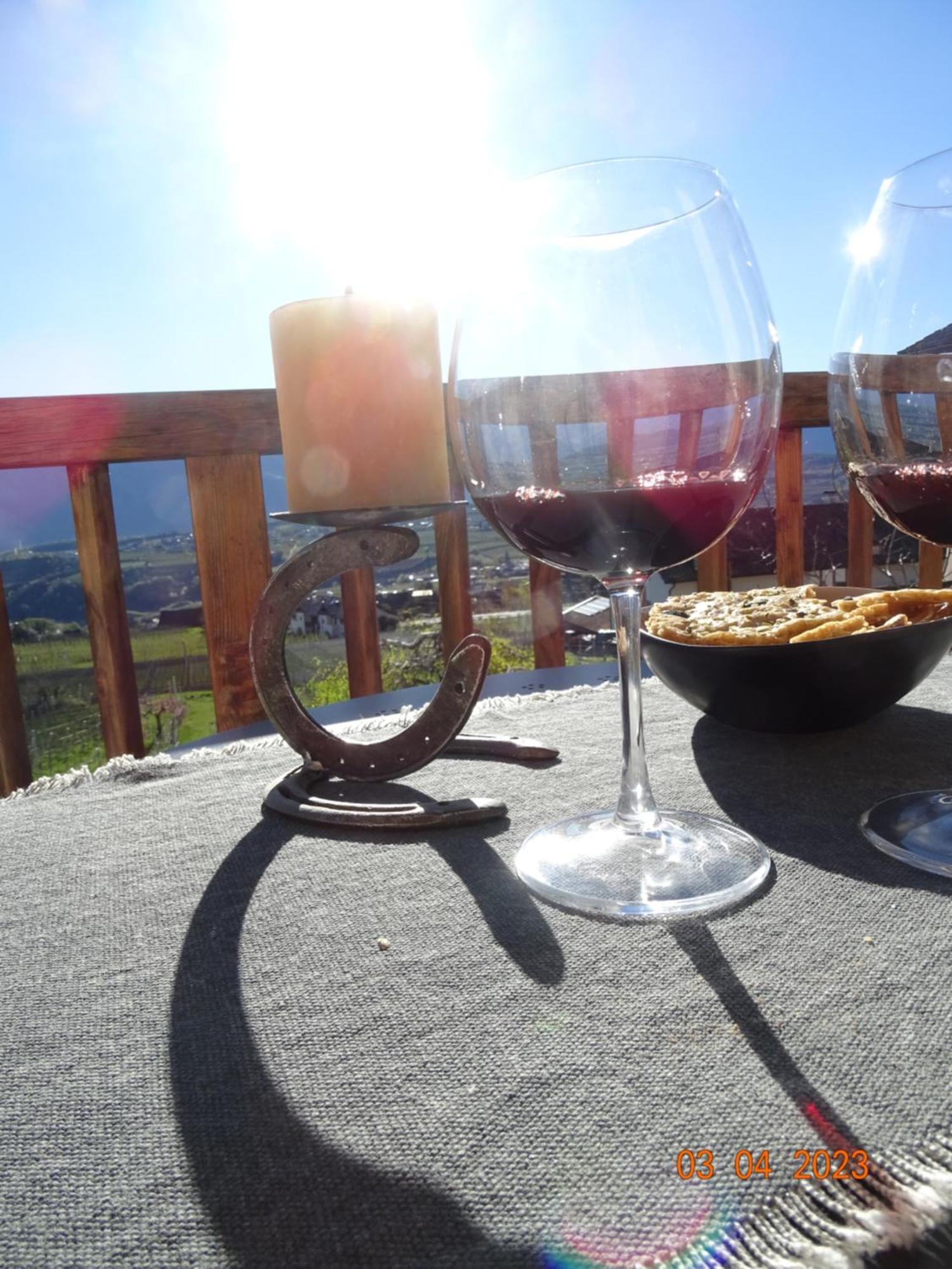 Panoramaterrace, Wein & Relax Apartamento Appiano Sulla Strada Del Vino Exterior foto